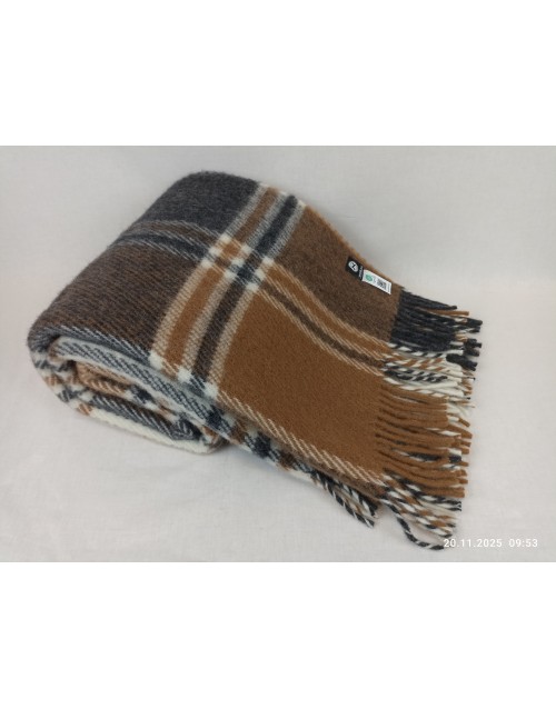 Pleds, 100% jaunzēlandes vilna, 140х205 Pleds, 100% jaunzēlandes vilna, 140х205